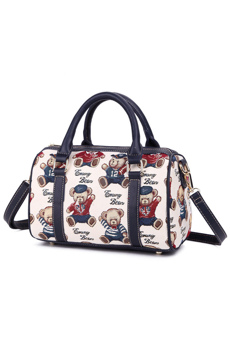 Casual Sweet Lolita Shoulder Bag with Bear Print in 5 Colors
