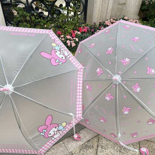 Cartoon Melo Transparent Matte Umbrella KI555