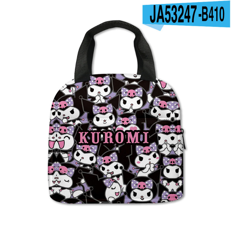 Sac de pique-nique imprimé Kawaii Kuro KI600