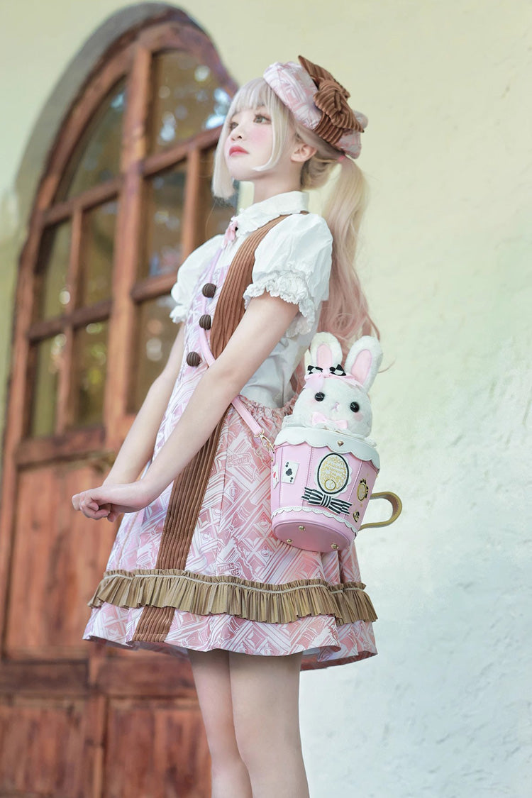 Adorable Teacup Bunny Bow Crossbody - Sweet Lolita Bag in 5 Hues