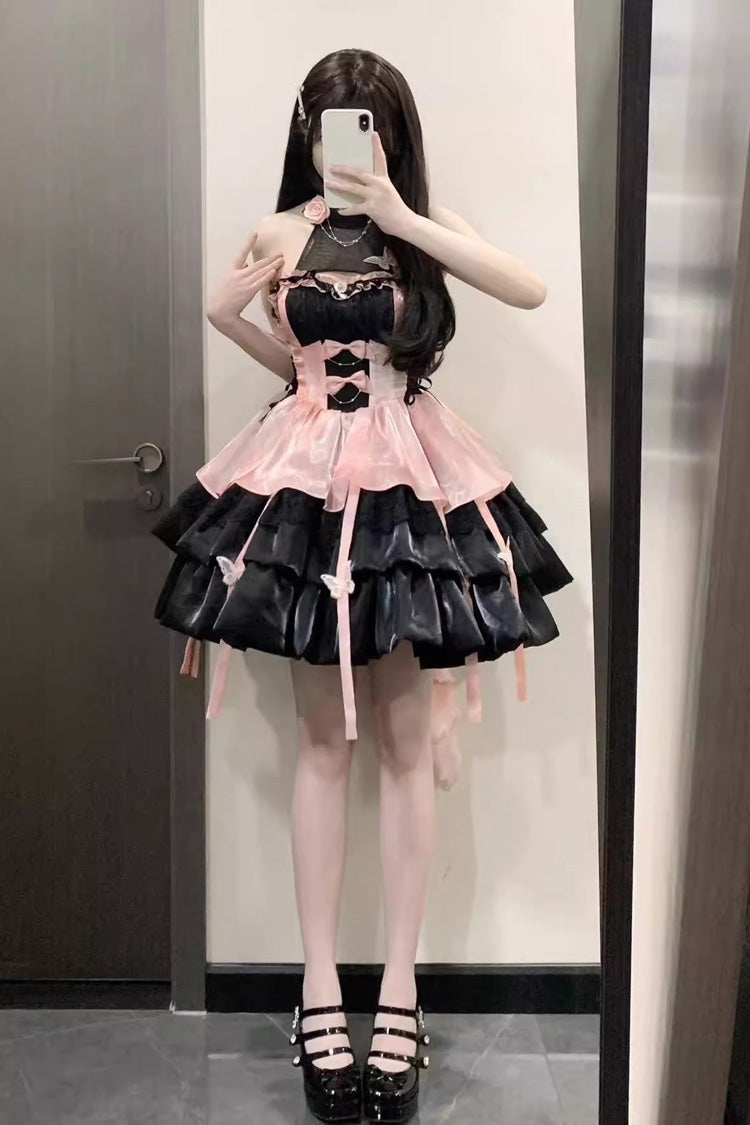 Divine Vow Sleeveless Multi-Ruffle Elegant Princess Lolita Gown - 3 Colors