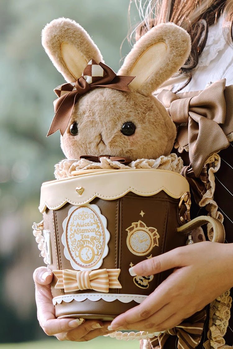 Adorable Teacup Bunny Bow Crossbody - Sweet Lolita Bag in 5 Hues
