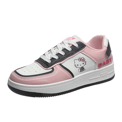 Süße rosa Kätzchen Turnschuhe