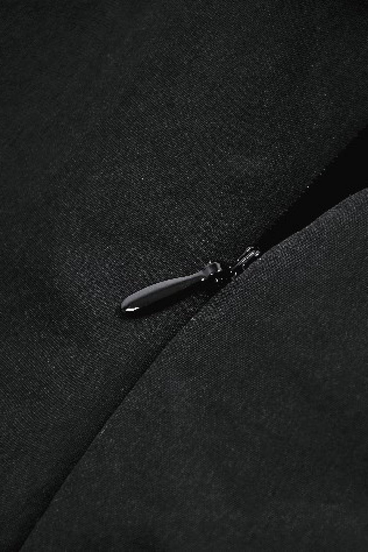 Skull Zip Sleeveless Punk Dress for Women - Gothic Edge