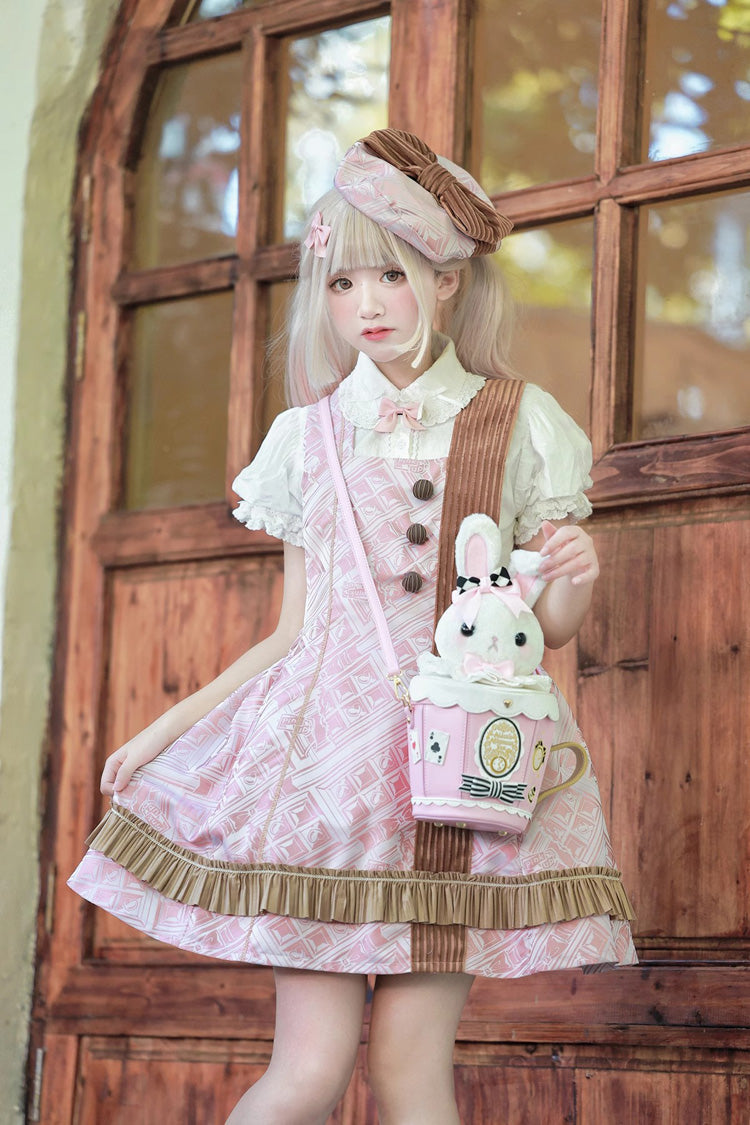 Adorable Teacup Bunny Bow Crossbody - Sweet Lolita Bag in 5 Hues