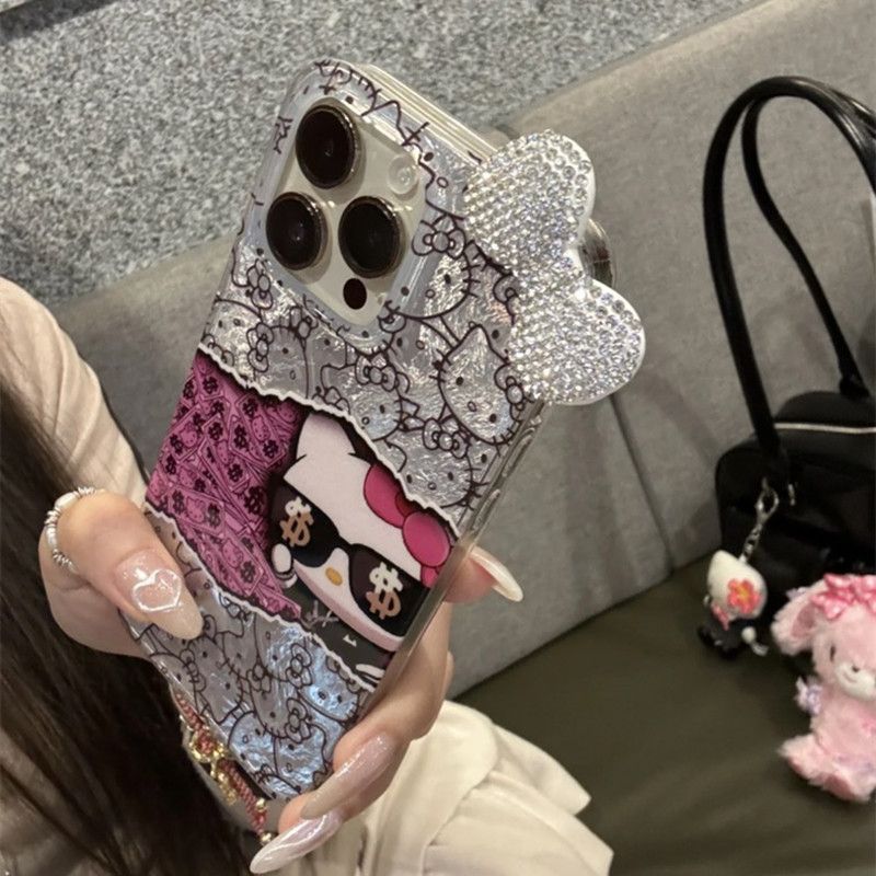 Bow Money Sunglasses Kitty Phone Case KI674