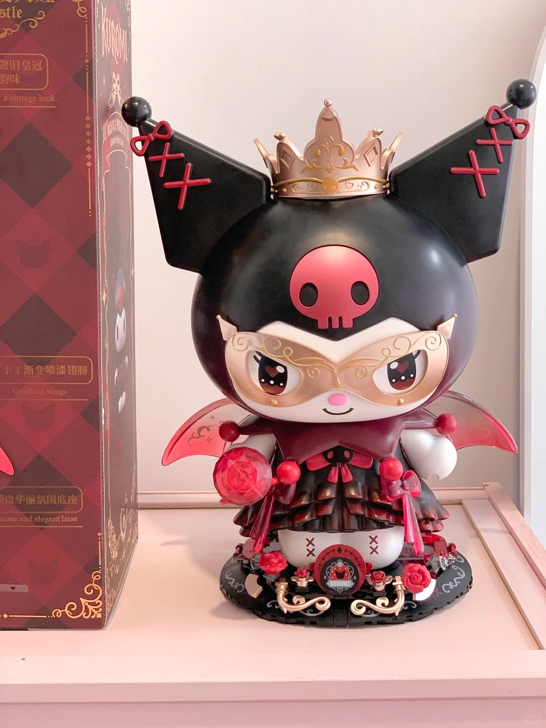 450+Pcs Night Blocks Dark Figure Building Kuromi Castle