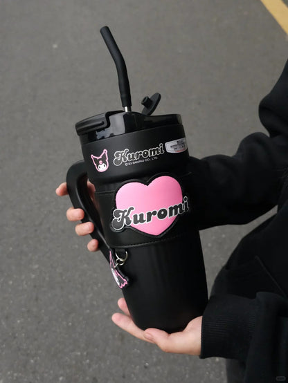 Kawaii Kitty Heart Stainless Steel Bottle