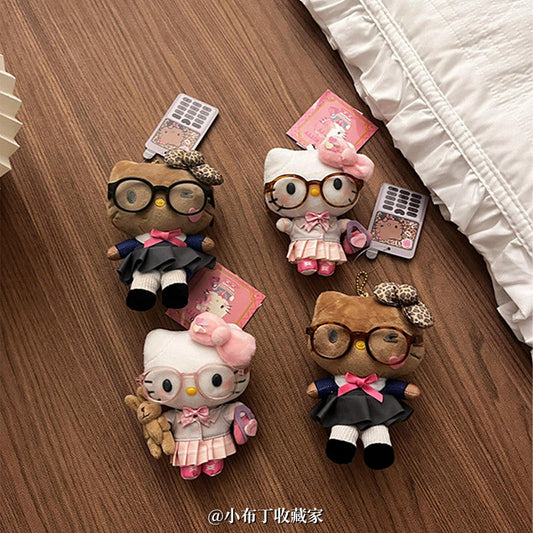 Black Uniform Kitty Bag Pendant