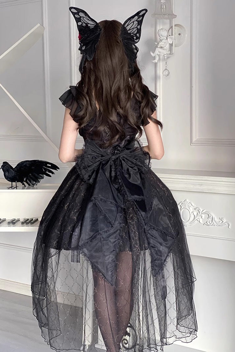 Princess Lolita Dress with Rose Bow Accents