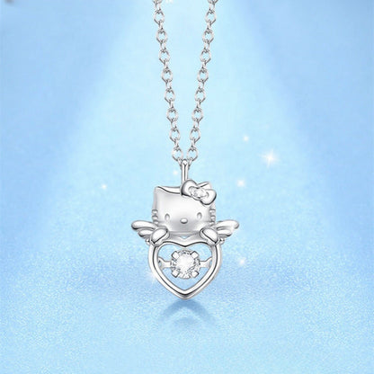 Collier Chaton Coeur KI284