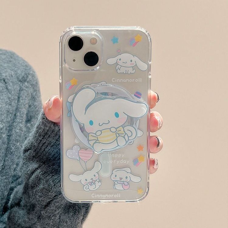 Coque iPhone avec support en forme de dessin animé mignon SK281