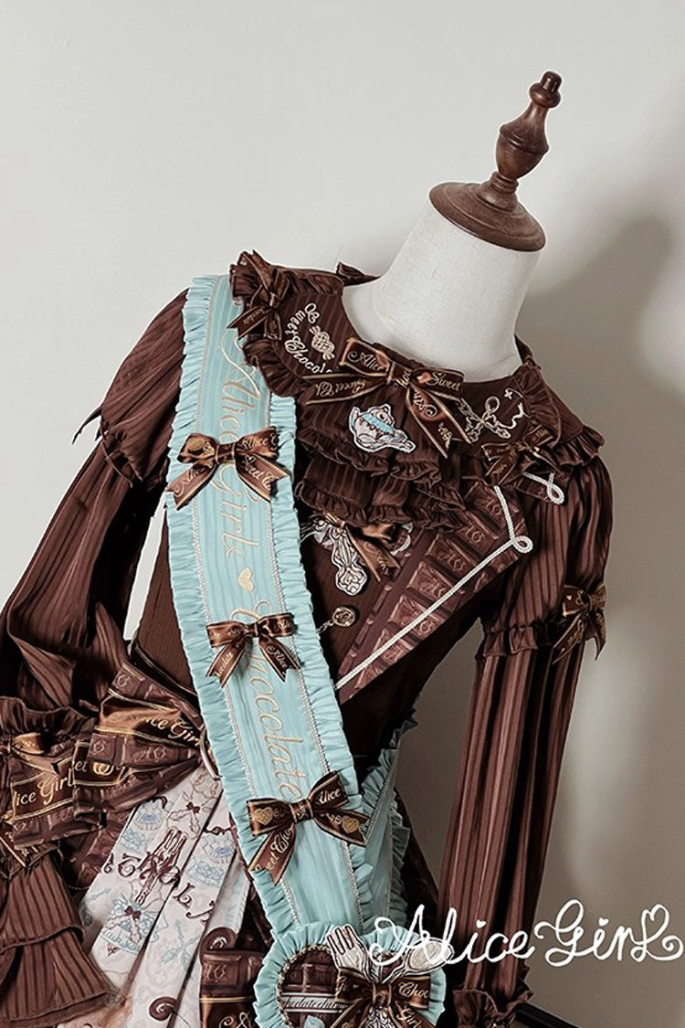 Sweet Lolita JSK Dress with Bowknot and Print