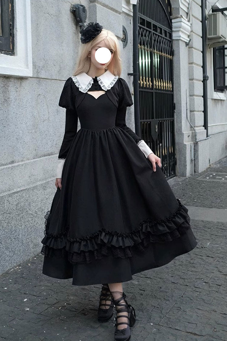 Gothic Lolita JSK Dress with Jacquard Pattern