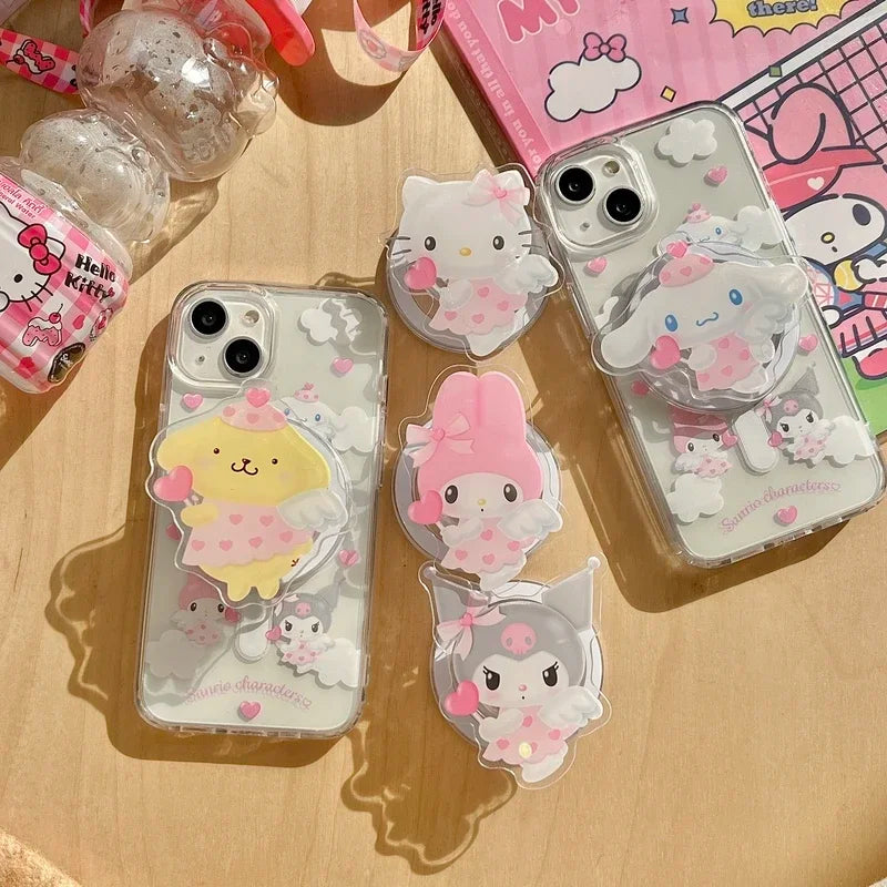 Cartoon Angelic Series iPhone Case with Grip