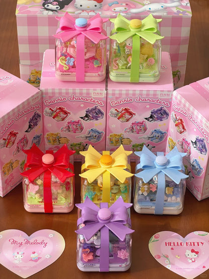 Fingertip Ring box flower star wish building blocks blind box