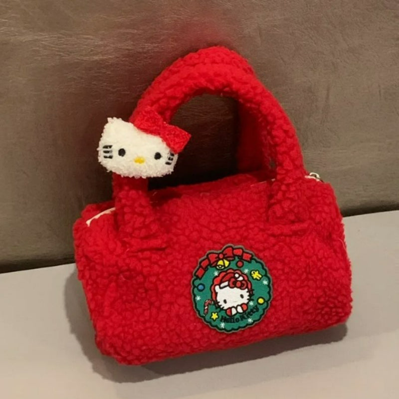 Sac à main de Noël en peluche Kitty KI324