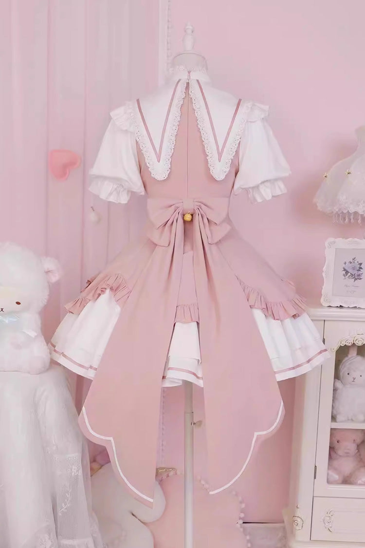 Sweet Princess Lolita Dress with Multi-Layer Ruffles - Magical Girl - Dual Colors