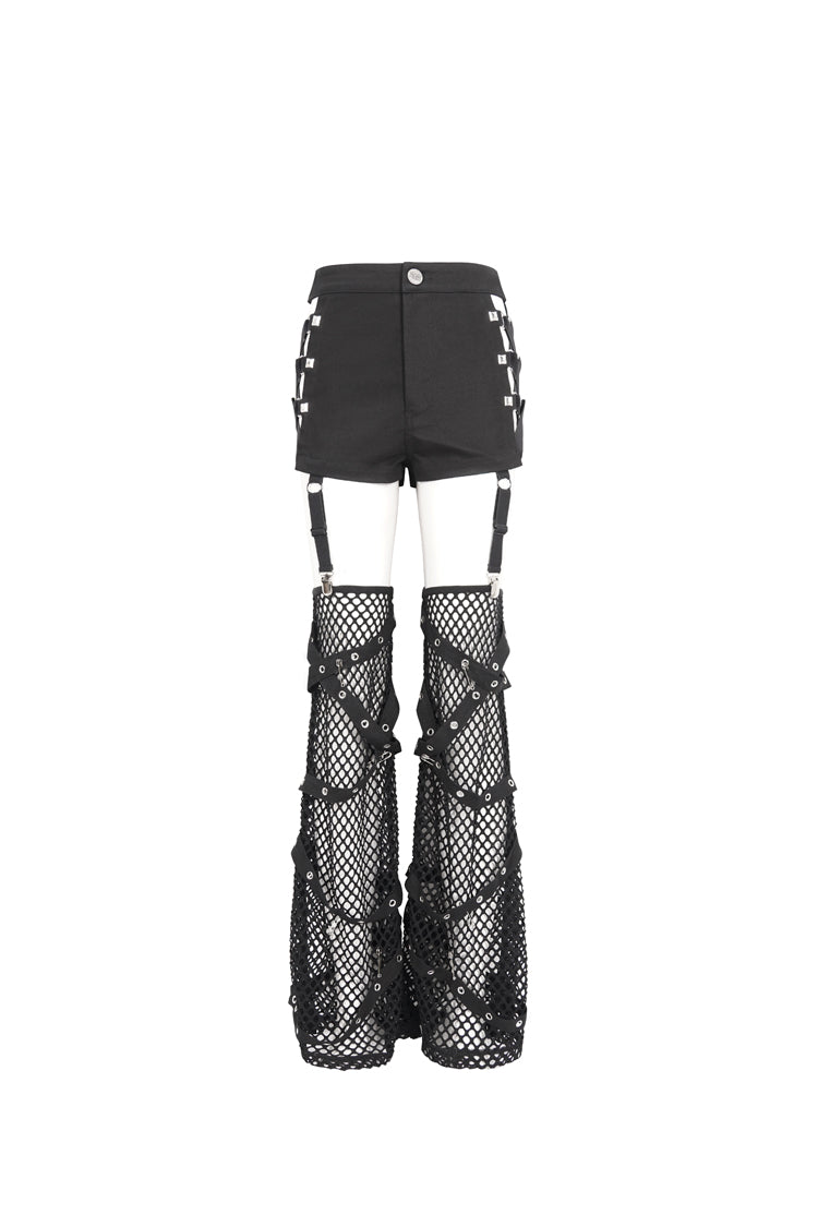Steampunk Shorts with Side Cutout Design