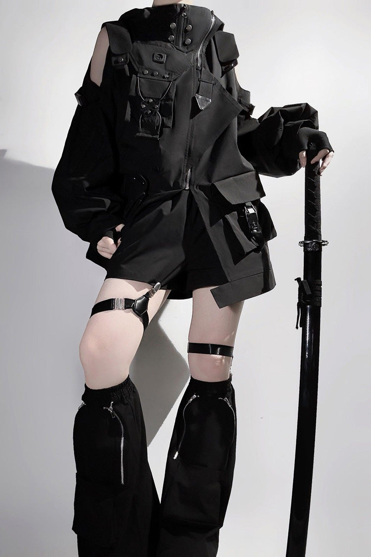 Techwear Hooded Ouji Gothic Set