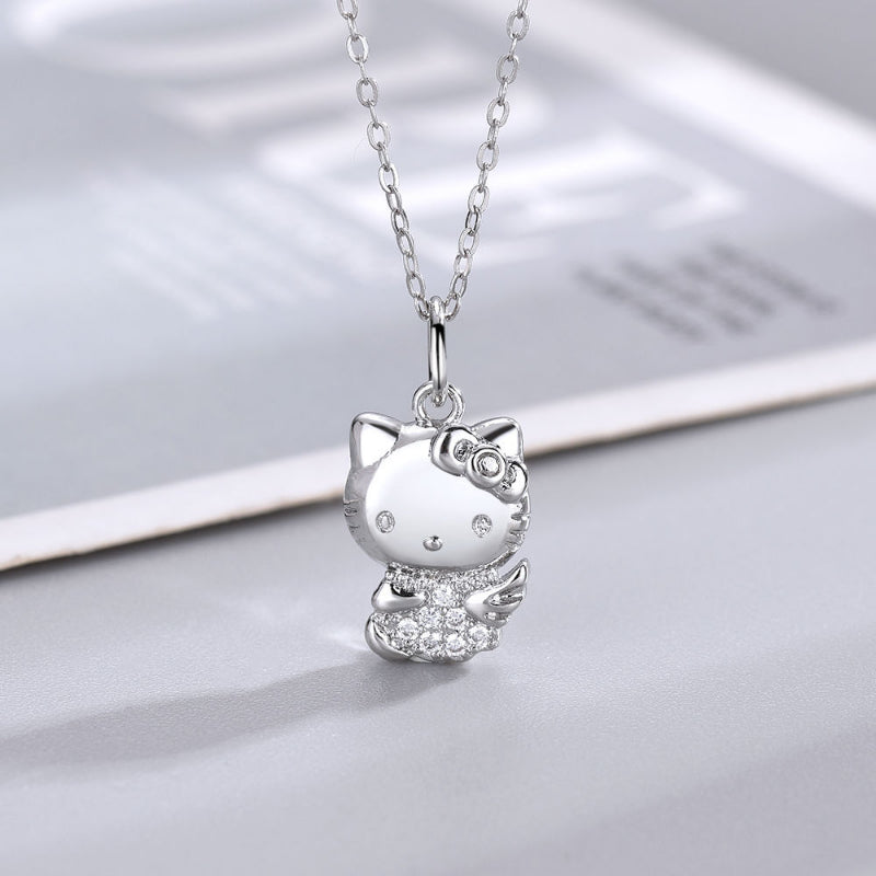 Angel Kitty Necklace KI264