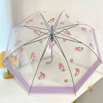 Cartoon Melo Transparent Matt Regenschirm KI555