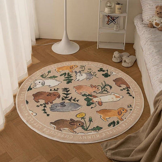 Cartoon Living Room Rabbit Carpet - Lovesickdoe