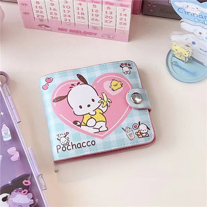Cartoon Double-sided Coin Portable Wallet