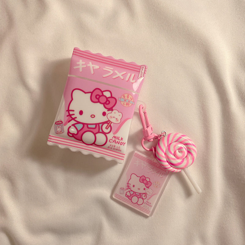 Pinke Kitty Candy Airpods-Hülle - Lovesickdoe