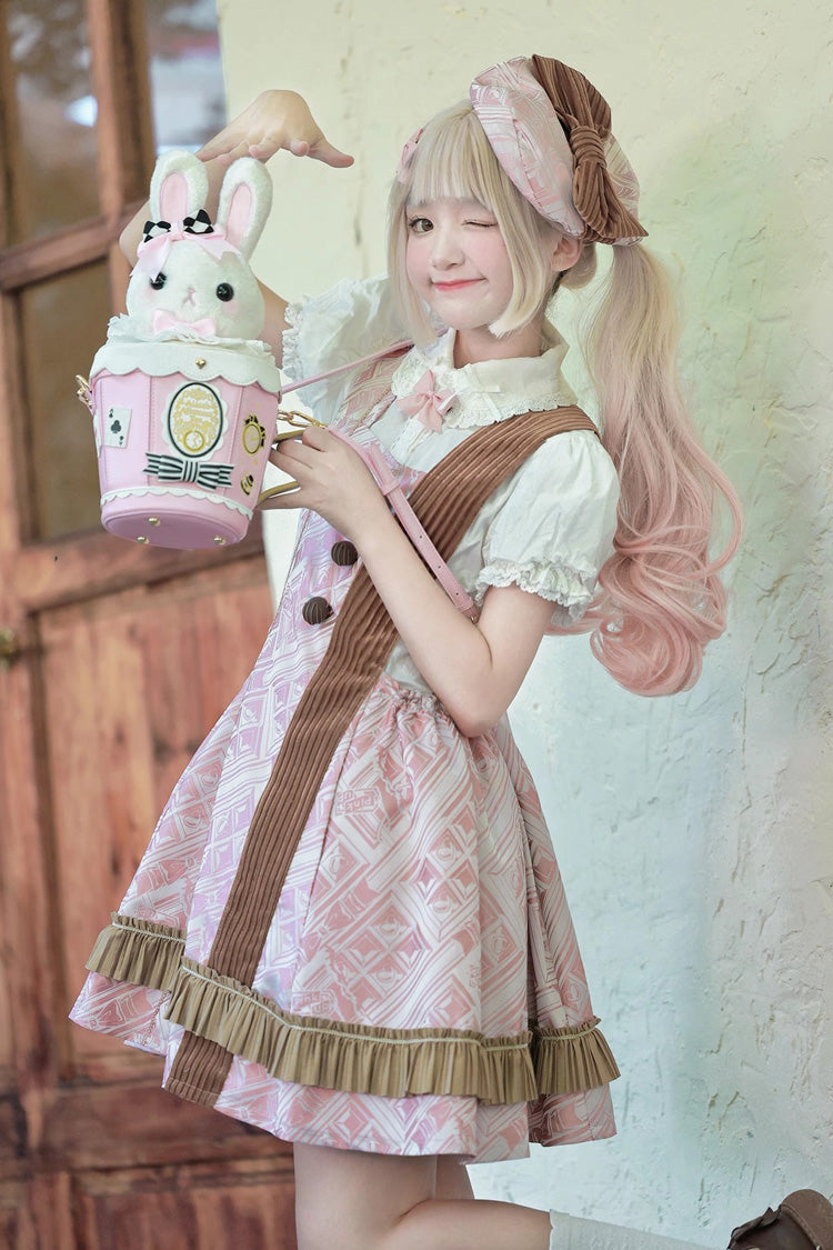 Adorable Teacup Bunny Bow Crossbody - Sweet Lolita Bag in 5 Hues