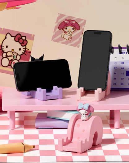 Slide mobile phone holder