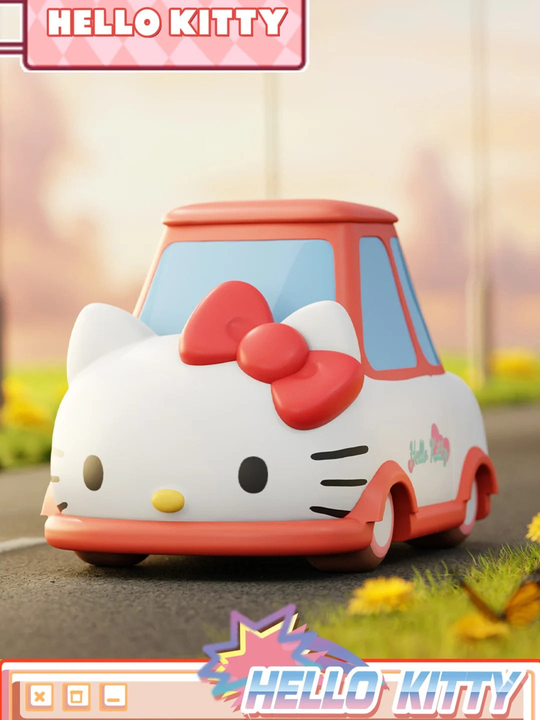 Cartoon Figure Pullback Car Toy