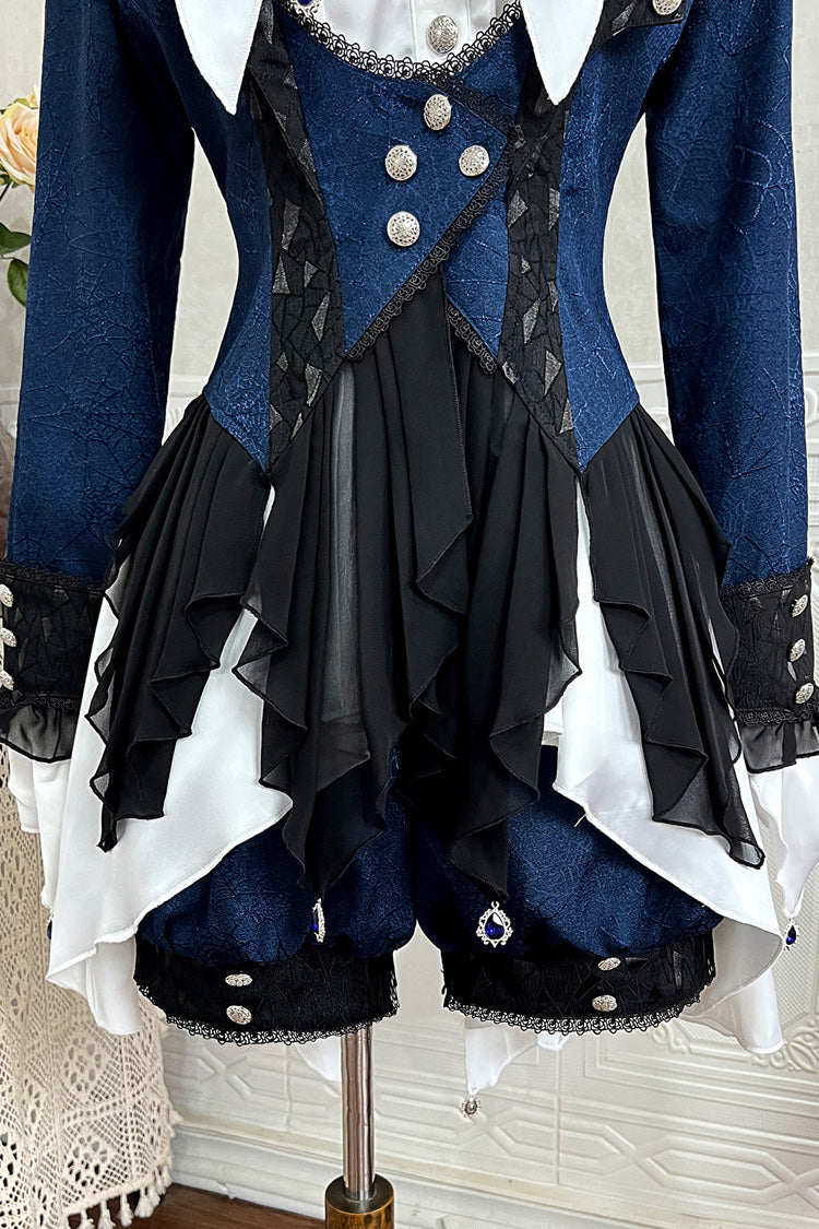 Irregular Long-Sleeved Prince Ouji Lolita Overcoat - Chris Son of Evil
