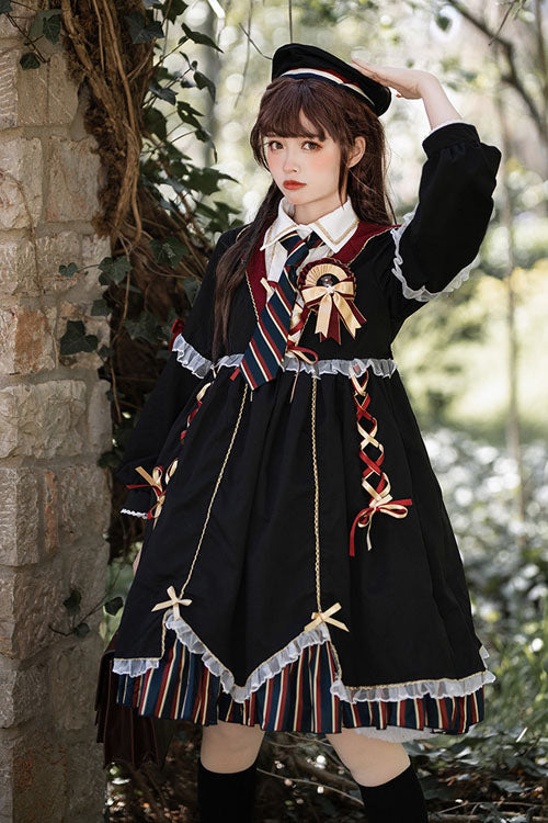 Witchcraft Academy Alchemy Long-Sleeve Gothic Jumper Dress - 4 Colors