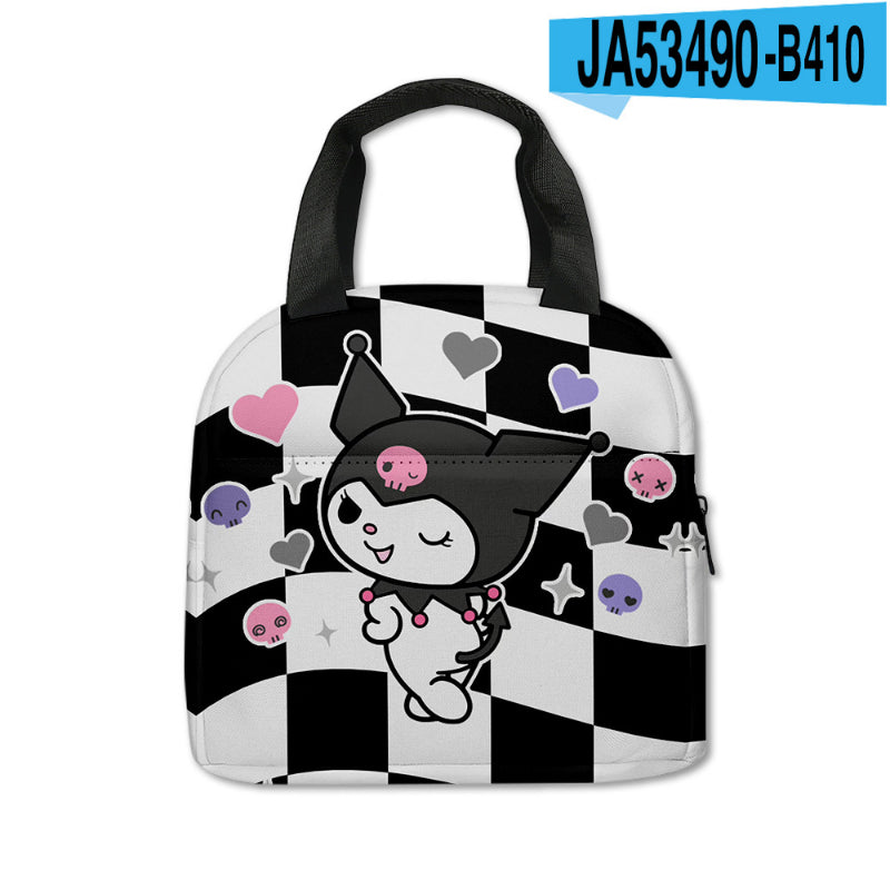 Sac de pique-nique imprimé Kawaii Kuro KI600