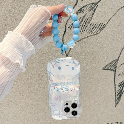 Coque de téléphone Kawaii Cinna avec chaîne bleue KI481