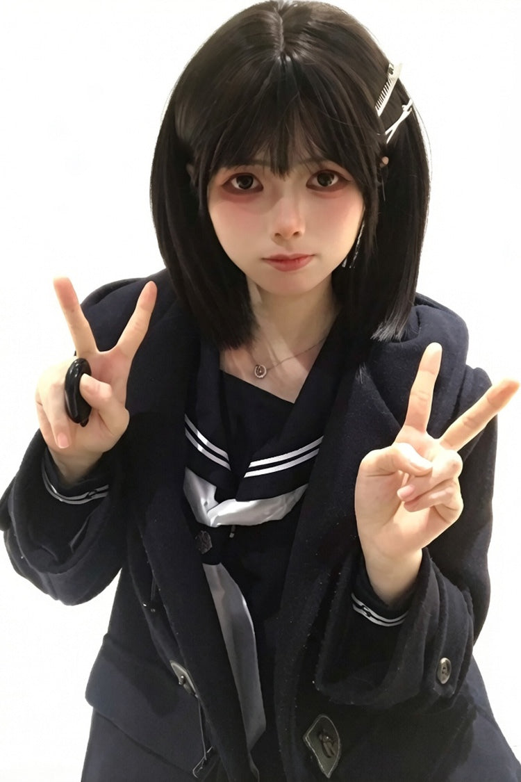 Short Straight JK Style Lolita Wig