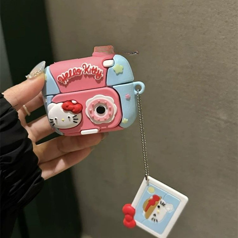 Cartoon Kitty Camera Airpod Case KI650