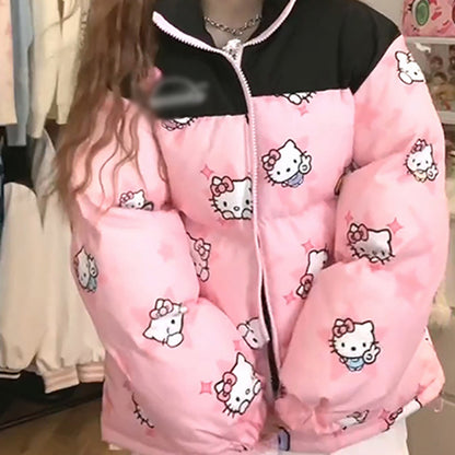 Süße Kitty Pufferjacke SK487