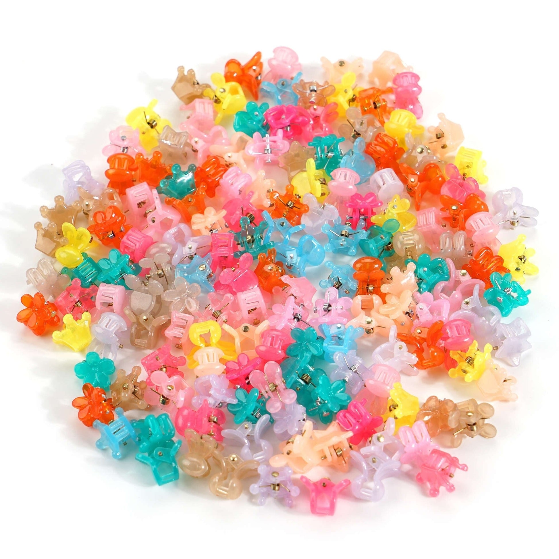 90s Princess Butterfly Clips (50 pieces) - 90s, hair accessories, hair accessory, hair clip, hair clips Kawaii Babe