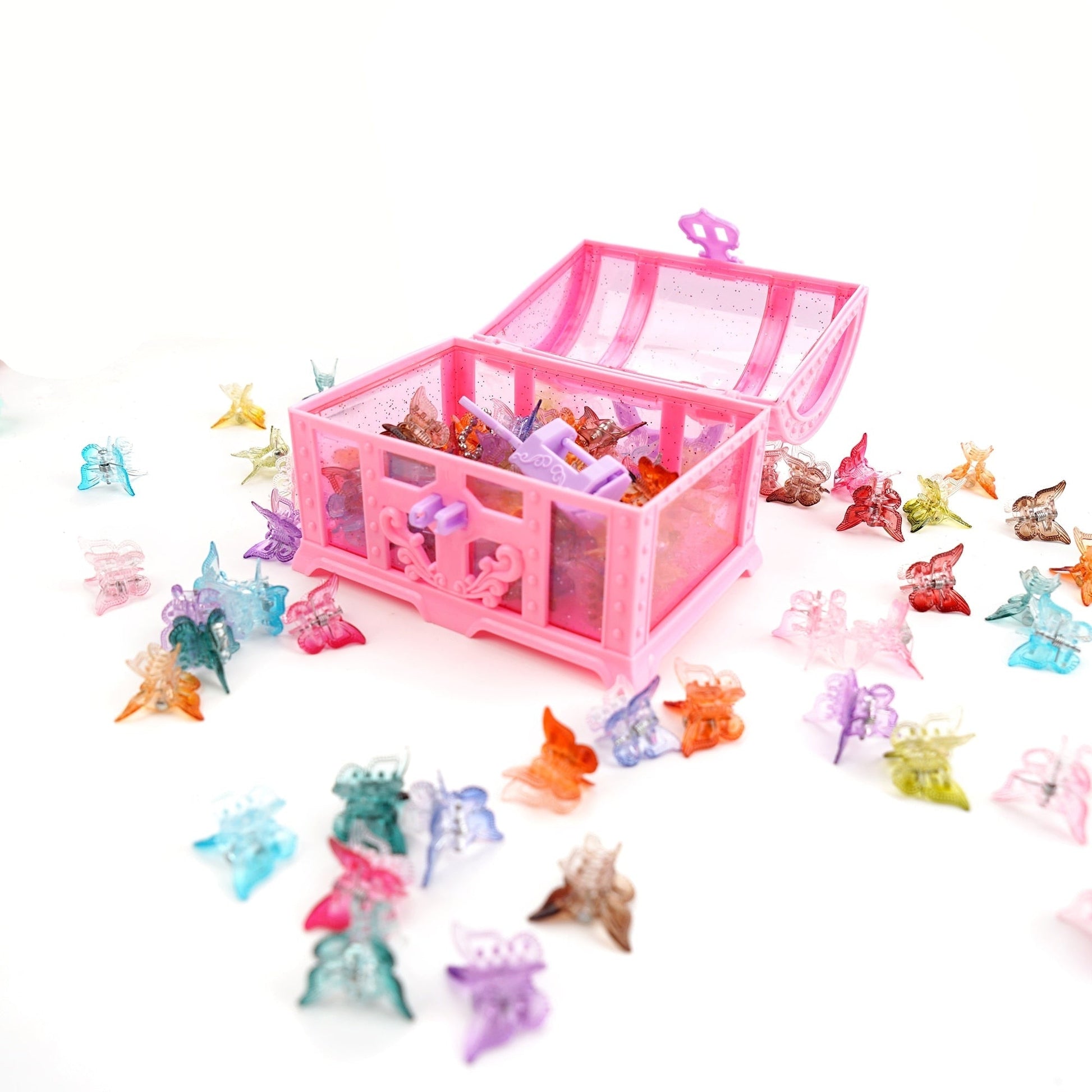90s Princess Butterfly Clips (50 pieces) - 90s, hair accessories, hair accessory, hair clip, hair clips Kawaii Babe