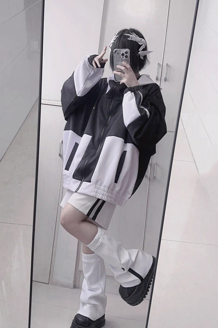 Cute Long-Sleeve Printed Jirai Kei Blazer - 2 Variants
