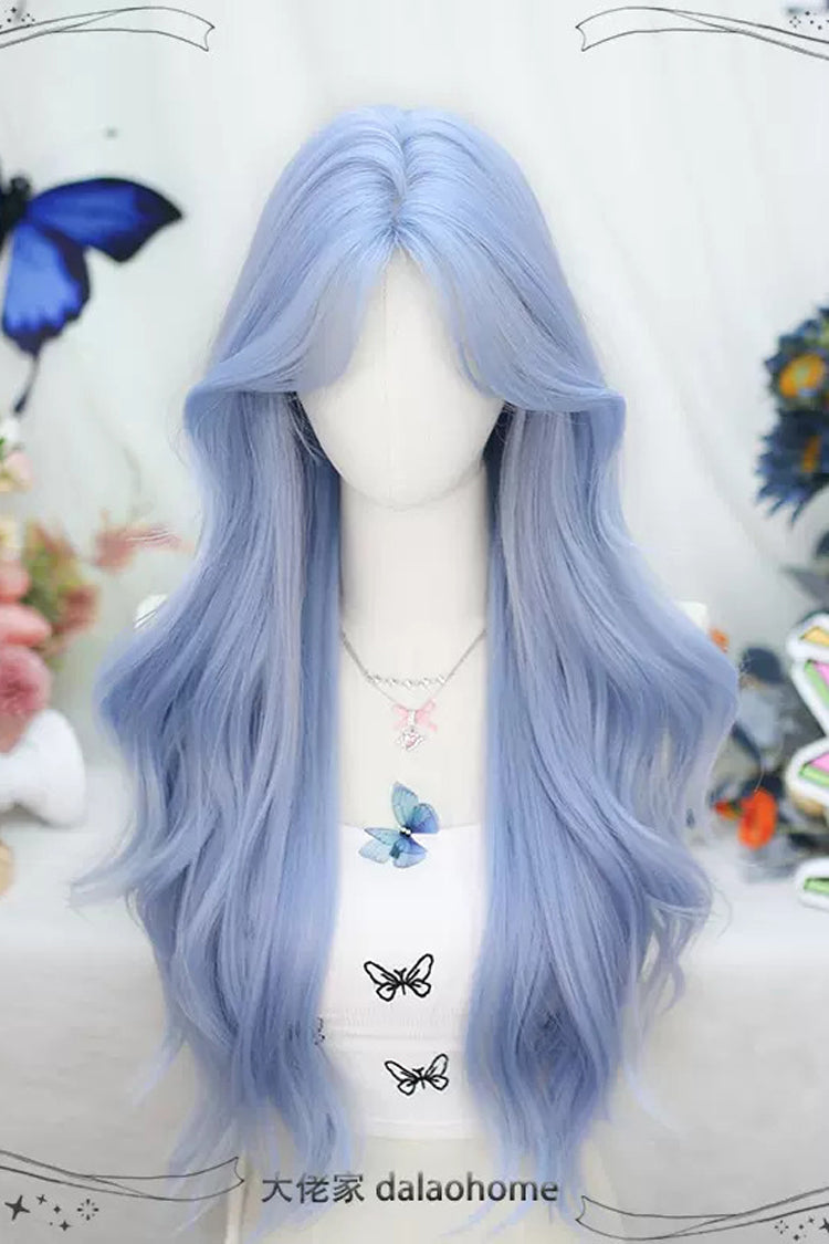 Azure Sweet Lolita Long Curly Wig
