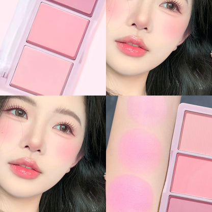 Tri-color Blush Eyeshadow Palette - Kimi