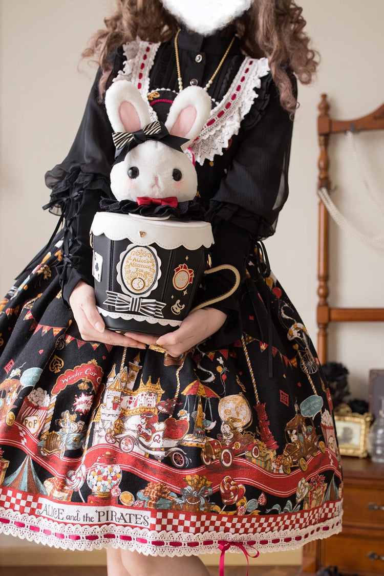 Adorable Teacup Bunny Bow Crossbody - Sweet Lolita Bag in 5 Hues