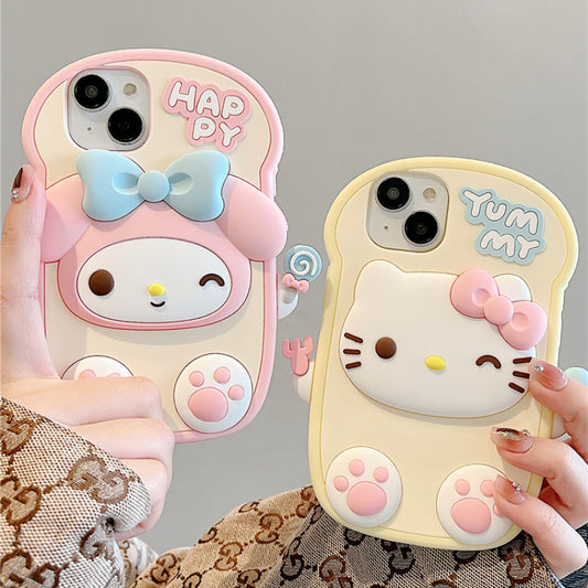 Kitty and Melo Silicone Phone Case KI488