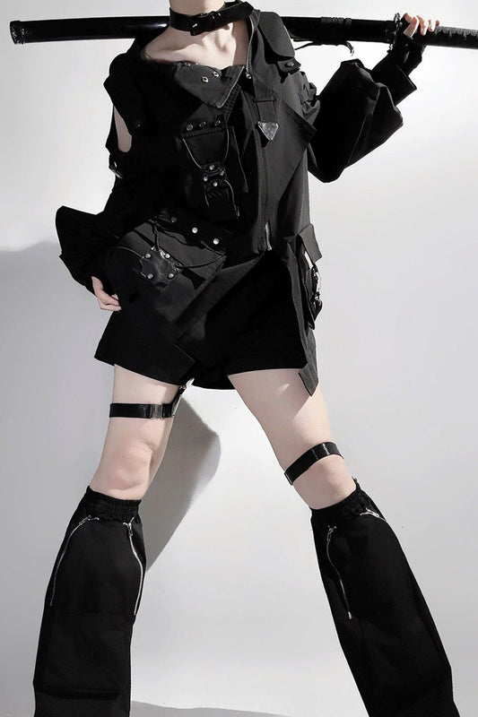 Techwear Hooded Ouji Gothic Set