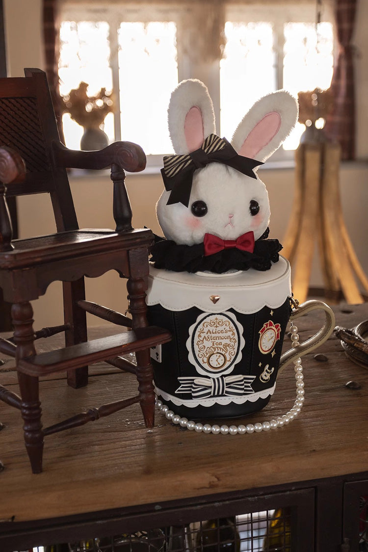 Adorable Teacup Bunny Bow Crossbody - Sweet Lolita Bag in 5 Hues