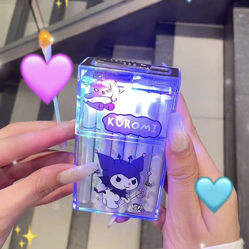 Briquet transparent de dessin animé KI260