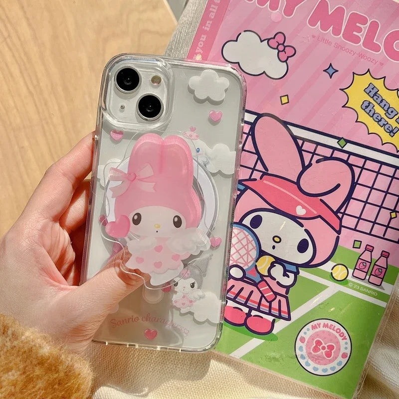 Cartoon Angelic Series iPhone Case with Grip